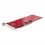 StarTech.com QUAD-M2-PCIE-CARD-B carte et adaptateur d'interfaces Interne M.2