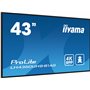 iiyama PROLITE Carte A numérique 108 cm (42.5") LED Wifi 500 cd/m² 4K Ultra HD Noir Intégré dans le processeur Android 11 24/7