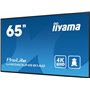 iiyama PROLITE Carte A numérique 165,1 cm (65") LED Wifi 500 cd/m² 4K Ultra HD Noir Intégré dans le processeur Android 11 24/7