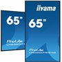 iiyama PROLITE Carte A numérique 165,1 cm (65") LED Wifi 500 cd/m² 4K Ultra HD Noir Intégré dans le processeur Android 11 24/7