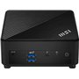 MSI Cubi 5 12M-004EU Mini PC Intel® Core i3 i3-1215U 8 Go DDR4-SDRAM 256 Go SSD Windows 11 Pro Noir