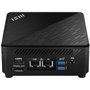 MSI Cubi 5 12M-004EU Mini PC Intel® Core i3 i3-1215U 8 Go DDR4-SDRAM 256 Go SSD Windows 11 Pro Noir