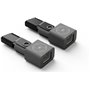 Logitech Rally Mic Pod CAT Coupler Extender cable Graphite