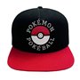 Casquette Unisex Pokémon Trainer 58 cm Noir Rouge Taille unique