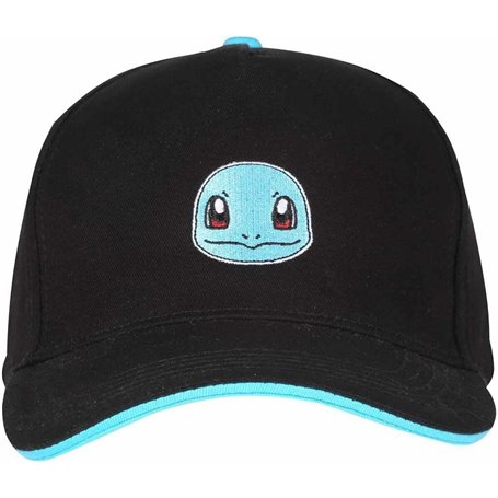 Casquette Unisex Pokémon Squirtle Badge 58 cm Noir Taille unique