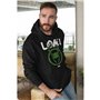 Sweat à capuche unisex Marvel Distressed Logo Noir