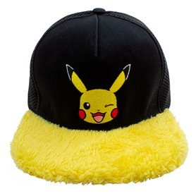 Casquette Unisex Pokémon Pikachu Wink Jaune Noir Taille unique