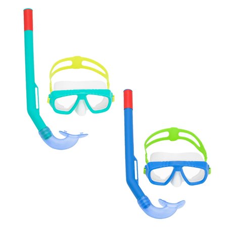 Masque de Plongée avec Tube pour Enfants Bestway Bleu Turquoise