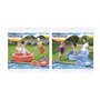 Bestway Piscine Gonflable Enfant 3 Anneaux Eco Couleur Assortie 102x25 cm +2 Ans Jardin 51024