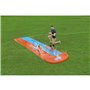 Toboggan d'eau Bestway 488 x 138 cm Coulissant Double