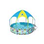 Bestway Steel Pro 2.44m x 51cm Splash-in-shade Play Pool, Orange/Jaune