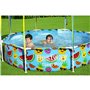 Bestway Steel Pro 2.44m x 51cm Splash-in-shade Play Pool, Orange/Jaune