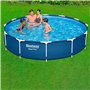 Bestway Steel Pro 56706 piscine hors sol Rond 6473 L Bleu