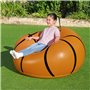 Fauteuil gonflable Bestway Orange 114 x 112 x 66 cm Basket-ball