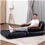 Fauteuil gonflable Bestway 191 x 38 x 25 cm Noir