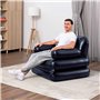 Fauteuil gonflable Bestway 191 x 38 x 25 cm Noir