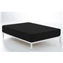 Drap housse Alexandra House Living Noir 90 x 190/200 cm