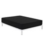 Drap housse Alexandra House Living Noir 90 x 190/200 cm