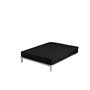Drap housse Alexandra House Living Noir 90 x 190/200 cm