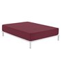 Drap housse Alexandra House Living Bordeaux 105 x 200 cm