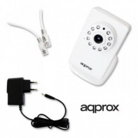 Caméra IP approx! APPIP03HDP2P HD IR P2P micro SD Wifi Blanc 55,99 €