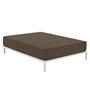 Drap housse Alexandra House Living Vert foncé 200 x 200 cm