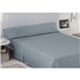 Jeu de draps Alexandra House Living Acier Gris acier Lit 2 persones 3 Pièces