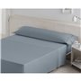 Jeu de draps Alexandra House Living Acier Gris acier Lit 2 persones 3 Pièces