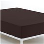 Drap housse Alexandra House Living Marron Chocolat 90 x 200 cm