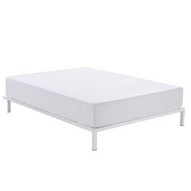 Drap housse Alexandra House Living Blanc 150 x 200 cm