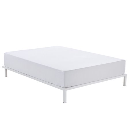 Drap housse Alexandra House Living Blanc 150 x 200 cm