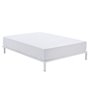Drap housse Alexandra House Living Blanc 150 x 200 cm