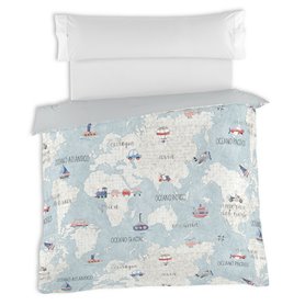 Housse de Couette Alexandra House Living Mimundo Multicouleur 140 x 200 cm