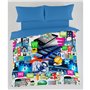 Housse de Couette Alexandra House Living Net Multicouleur 140 x 200 cm