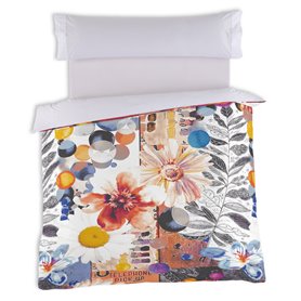 Housse de Couette Alexandra House Living Bloom Multicouleur 140 x 200 cm