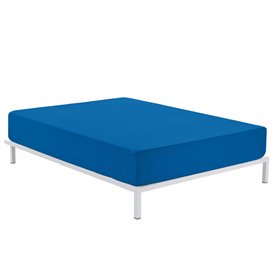 Drap housse Alexandra House Living Bleu 180 x 200 cm