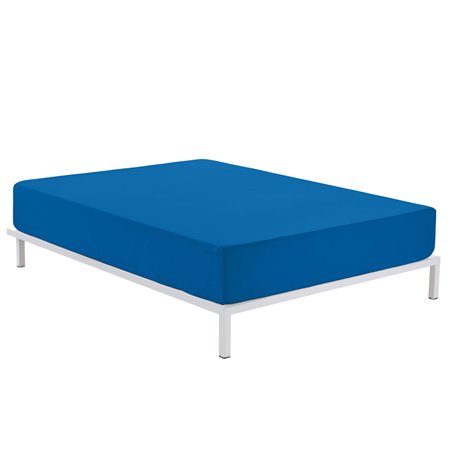 Drap housse Alexandra House Living Bleu 180 x 200 cm
