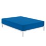 Drap housse Alexandra House Living Bleu 180 x 200 cm