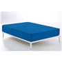Drap housse Alexandra House Living Bleu 180 x 200 cm