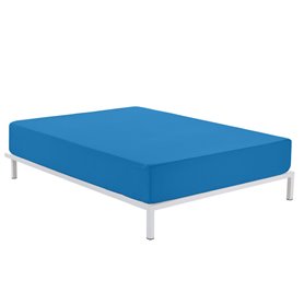 Drap housse Alexandra House Living Bleu 180 x 200 cm
