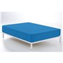 Drap housse Alexandra House Living Bleu 180 x 200 cm