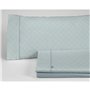 Jeu de draps Alexandra House Living Estelia Vert tendre Gran lit 2 persones 3 Pièces