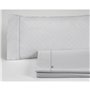 Jeu de draps Alexandra House Living Estelia Gris perlé Lit 1 persone 3 Pièces