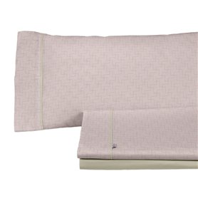 Jeu de draps Alexandra House Living Estelia Rose Lit 1 persone 3 Pièces