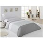 Parure de couette Alexandra House Living Blanc Gris Gran lit 2 persones 3 Pièces