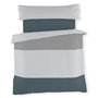 Parure de couette Alexandra House Living Blanc Gris Lit 2 persones 2 Pièces
