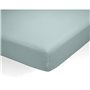 Drap housse Alexandra House Living QUTUN Bleu clair 150 x 200 cm