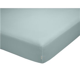 Drap housse Alexandra House Living QUTUN Bleu clair 90 x 200 cm 90 x 1 x 200 cm