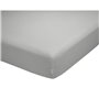 Drap housse Alexandra House Living QUTUN Gris perlé 90 x 200 cm 90 x 1 x 200 cm