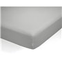Drap housse Alexandra House Living QUTUN Gris perlé 140 x 1 x 200 cm